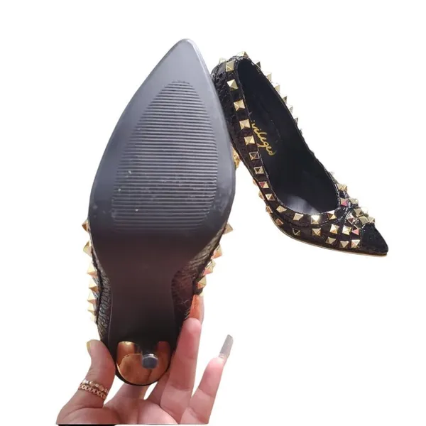 Privileged Pheonix Stud‎ Black Heels Size: 6.5 - Image 3