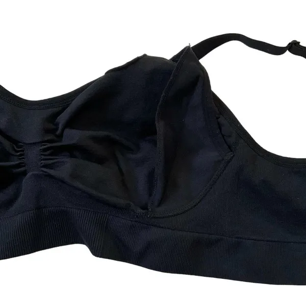 The Comfy Chyme Women Size XL Black Nursing Bra Stretch (10H-27) - Image 2