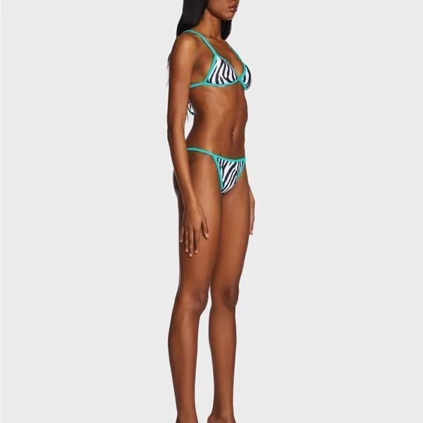 NWT Mermaid Swimwear | Dolls Kill | Wild Style Bikini Set Size Small - Image 3