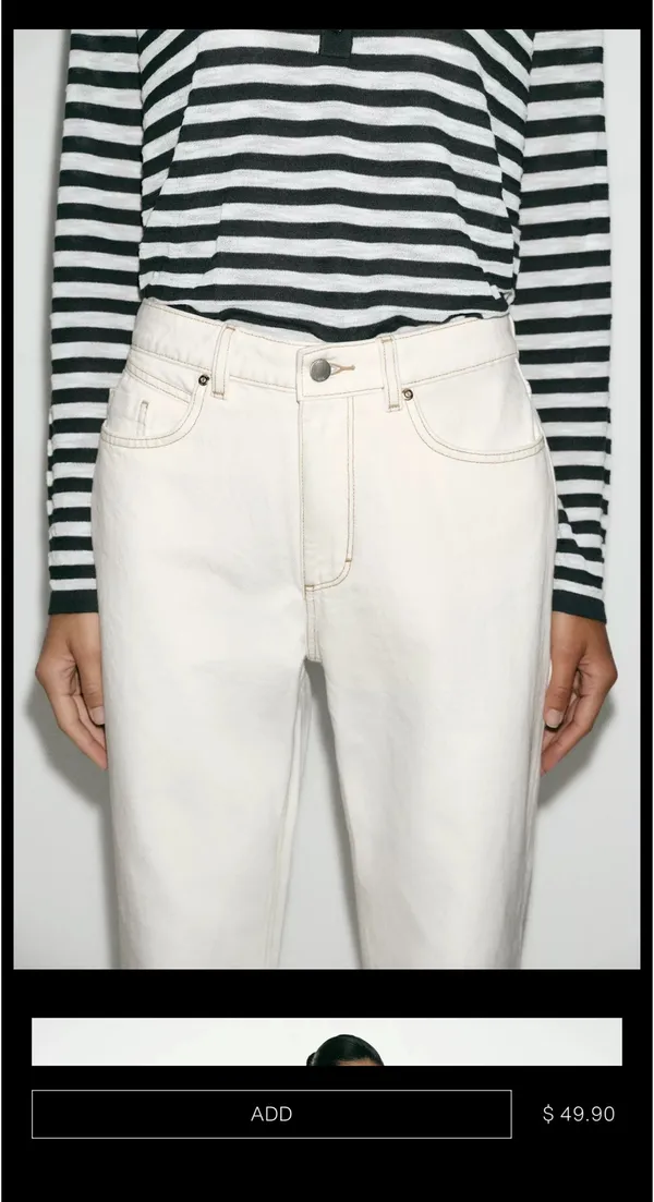 ZARA Jeans High-Rise - Image 3