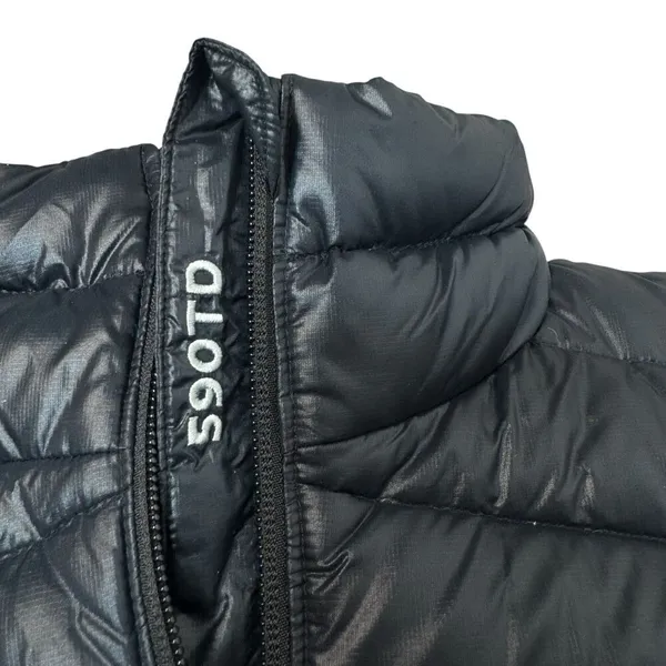 Columbia Down Goose Puffer Jacket Size S Omni Heat 590TD Turbo Black Outdoor - Image 7
