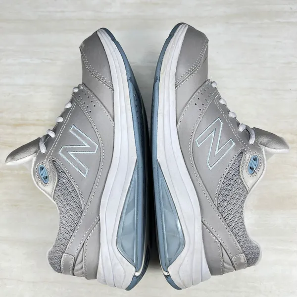 New Balance 928v3 Womens 7.5 Grey Leather Walking Shoes WW928GR3 - Image 5