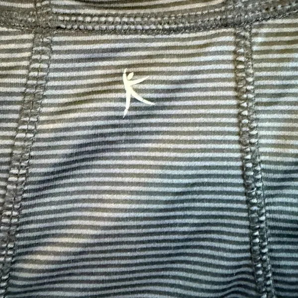 Danskin Now Performance Black Micro-Stripe Athletic Quarter‎ Zip XL Dri More - Image 11