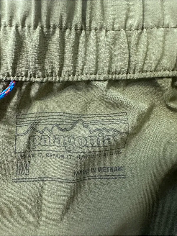 Patagonia Breathable Women’s Terrebonne Caper Green Drawstring Athletic Shorts M - Image 11
