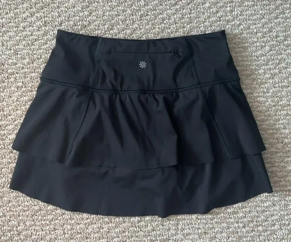 Athleta Black Ruffle Tennis Skirt - Image 7