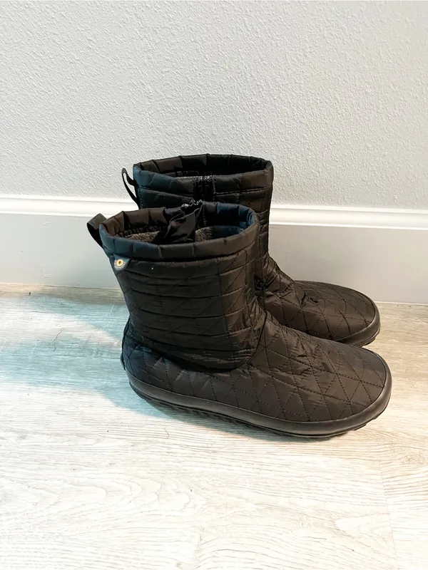 Bogs Women's Snowday II Mid Work Boots Size 9 Black - Image 3