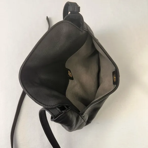 Vince Camuto Crossbody Women's Leather Black Bag Shoulder Purse Classic Pebbled - Image 5