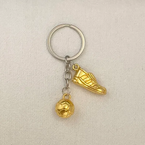 Soccer Shoe Keychain Charm for Men Women Car Keychain Key Ring Bag Charm - Image 3