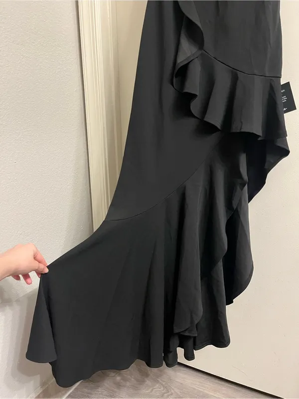 Lulus Dramatic Persona One Shoulder Dress Small - Image 5