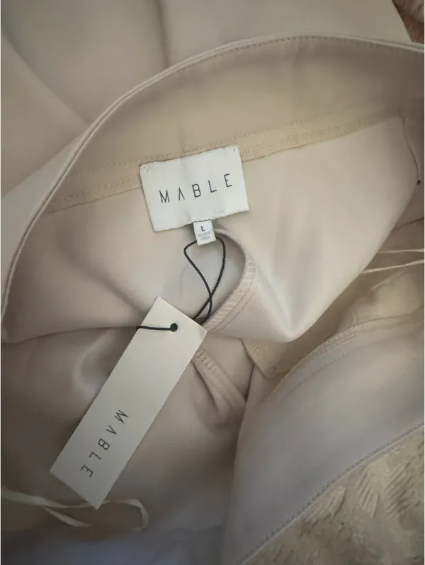 These Three Boutique High waisted wrap skort taupe - Image 8