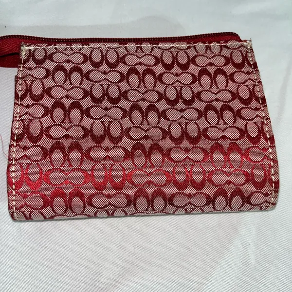 Zipper pouch with C’s pattern RED - Image 7