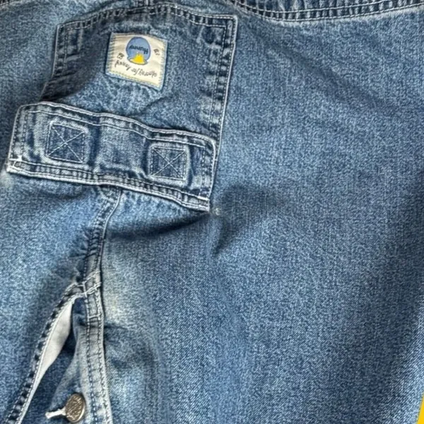 Vintage Winnie the Pooh Denim Shortalls Womens‎ 18W 20W Embroidered Overalls - Image 12