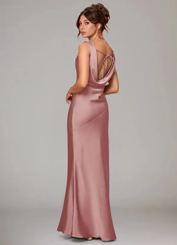 Azazie Satin Dress - Image 4
