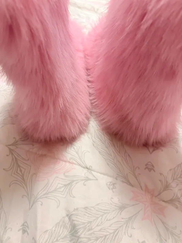 Fuzzy boots Pink Size 8 - Image 2