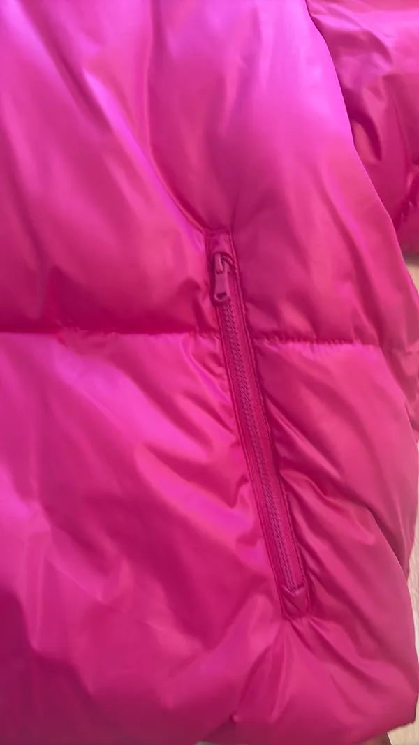 Old Navy Pink Puffer Jacket - Image 4