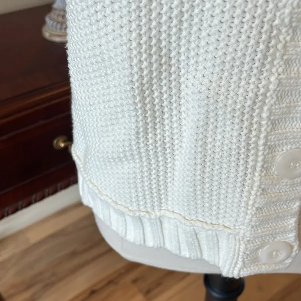 Style & Co Cream Cable Knit Oversized Sweater - Image 6