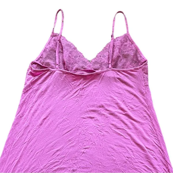 Victoria’s Secret Pink Chemise Nightgown Slip Dress Lace Women’s Size Medium A11 - Image 6