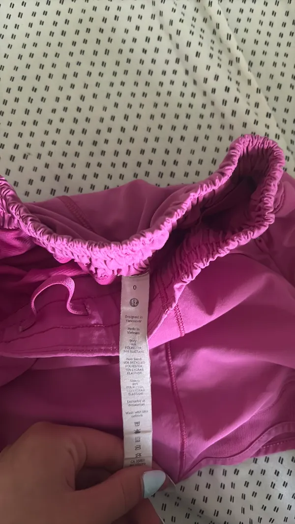 Pink Lululemon Hotty Hot Shorts  - Image 2