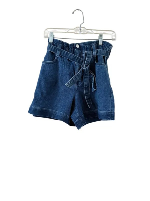 Women's J.Crew Blue Denim Paperbag Waist Jean Shorts Size 26 - Image 9