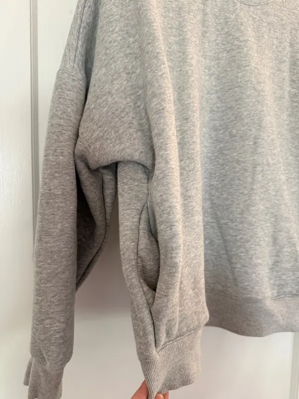 Grey Mockneck Sweatshirt - Image 3