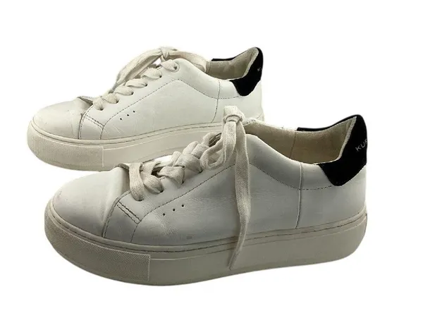 Kurt Geiger Laney Leather Lace-Up Platform Sneaker Size 36.5 US 6.5 Womens White - Image 6