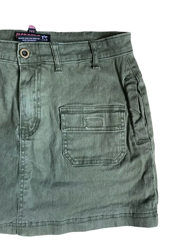 Bubblegum Cargo Mini Skirt - Image 3
