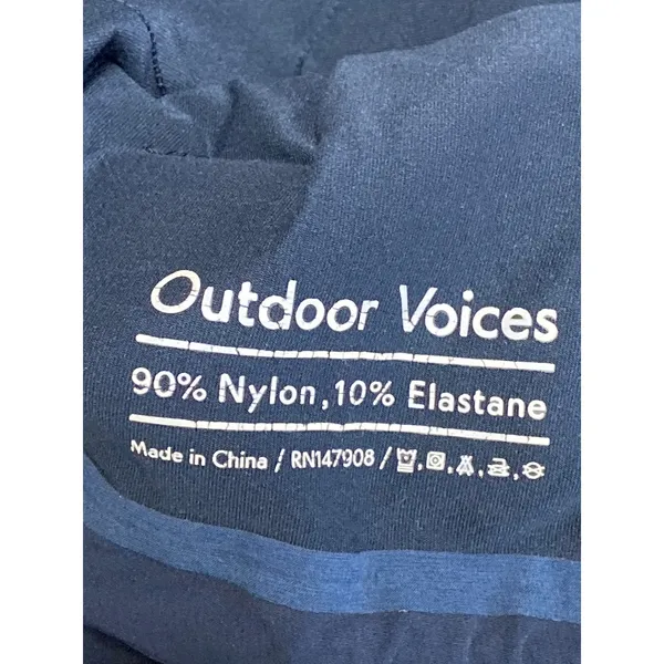Outdoor Voices Womens Navy Blue Long Sleeve Hoodie Half Zip Anorak Jacket Size S - Image 6