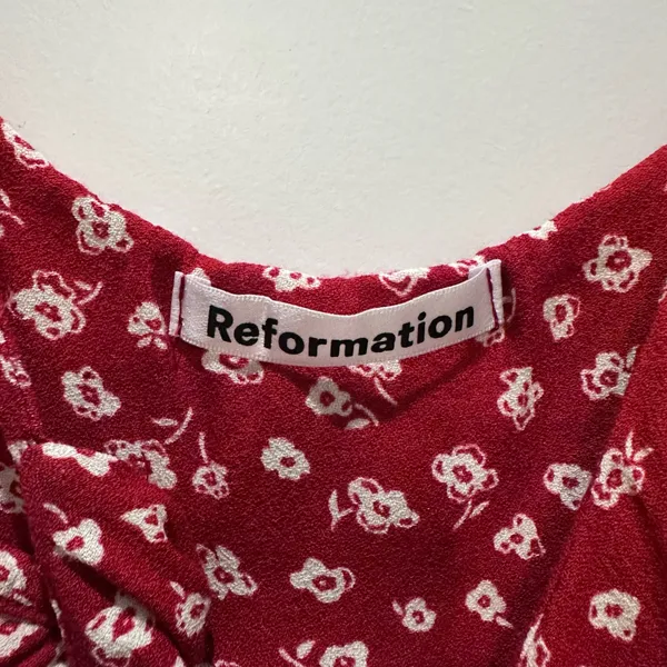 Reformation Mini Slip Dress - Image 3