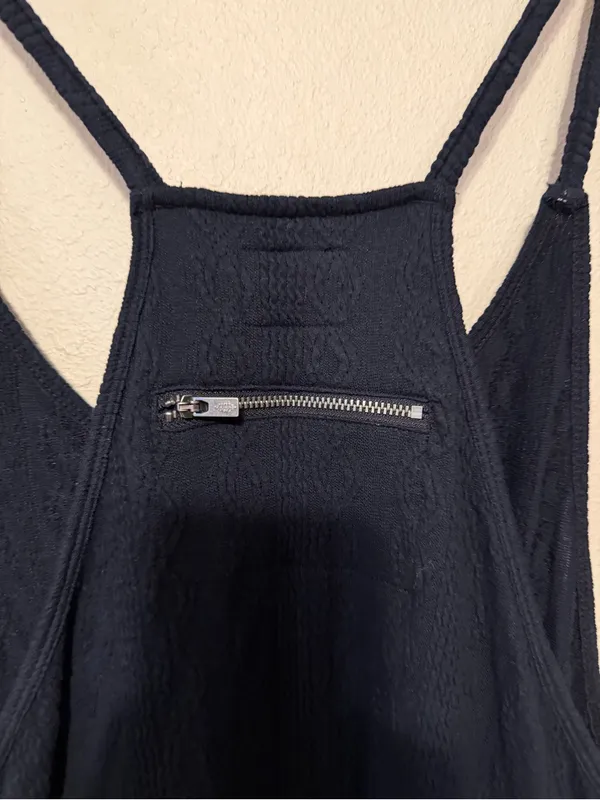 Free People Movement onsie textured black Size Medium - Image 6