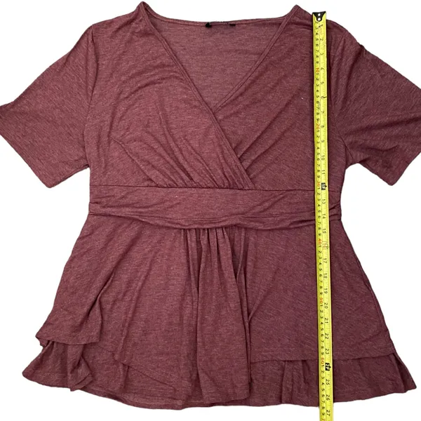 Bloomchic Dusty Rose Pink Baby Doll Shirt Size 14/16 NWOT - Image 4