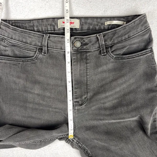 Wrangler High Rise Bold Bootcut Jeans Women's 12x30 Black Western Casual Y2K EUC - Image 5