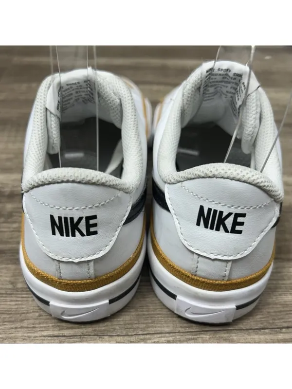 Nike Court Legacy GS Shoes 5Y /womens 6.5 White Desert Ochre Sneakers DA5380-102 - Image 4