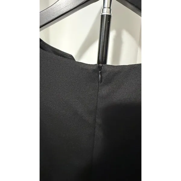 Dressbarn Womens Zebra Print Sheath Dress Black White Cap Sleeve Size 4 NWT - Image 5