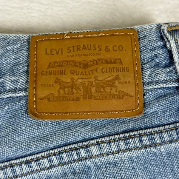 Levi's‎ Baggy Dad Jeans Light Wash Blue W27 L30 Relaxed Straight Barrel Leg - Image 16