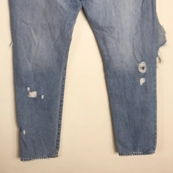 Denim & Supply Ralph Lauren light wash highly distressed boyfriend jeans size 30 - Image 11