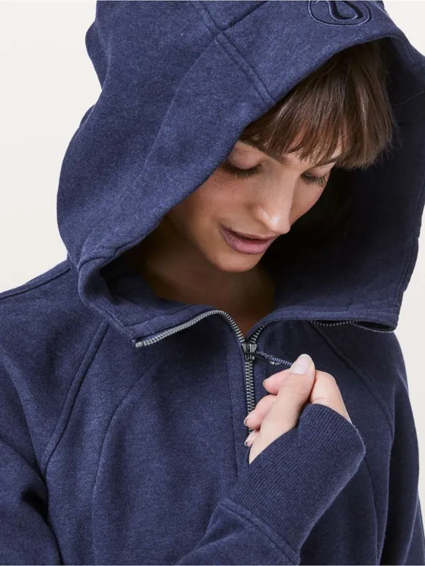 Lululemon Scuba Hoodie *Light Cotton Fleece Heathered Hero Blue - Image 2