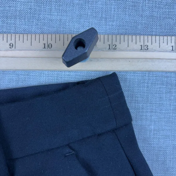 Spanx Pants Womens XS Black Ponte Tapered Pleated Pull On Stretch Dress - Image 5