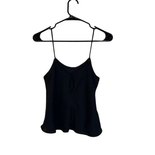 Abound Black Flowy Dressy Tank Top Women Sz XXS - Image 2