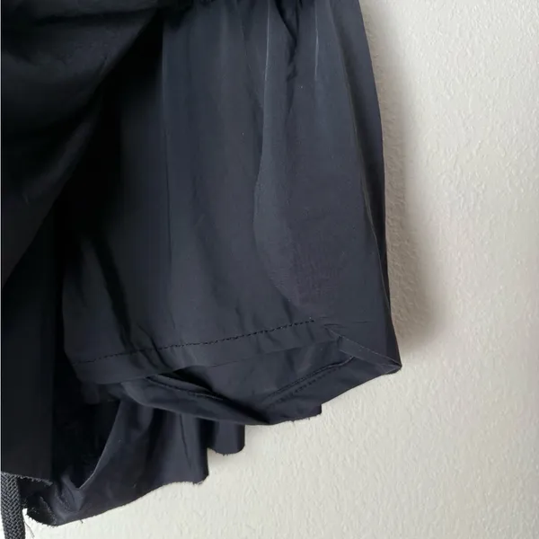 Lugongzi Women's‎ Small 2 in 1 Flowy Black Skort athletic - Image 3