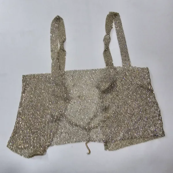 Superdown Mackenzie Crop Top in Gold - Image 3