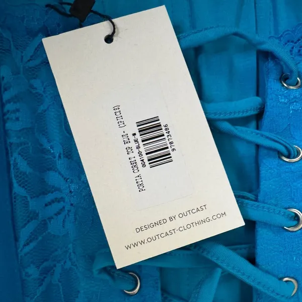 Outcast Portia Corset Top NET small Blue - Image 5