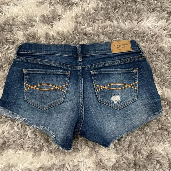 Abercrombie and Fitch Denim Jean Shorts 0 - Image 3