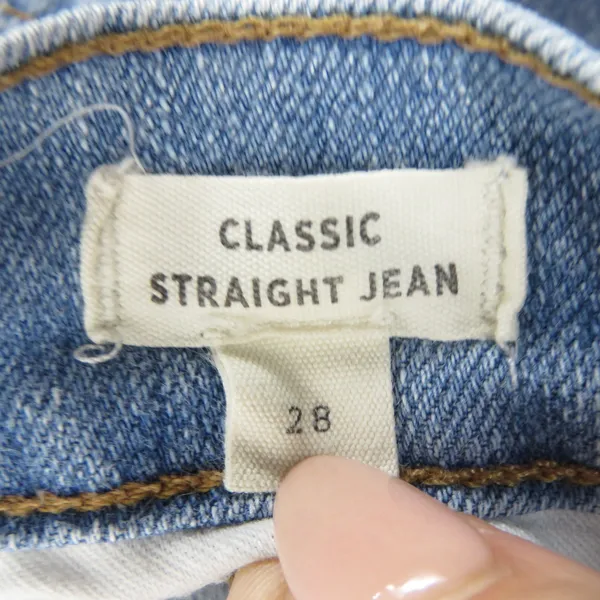 Madewell Classic Straight Jean Size 28 High Rise Straight Leg Jeans - Image 7