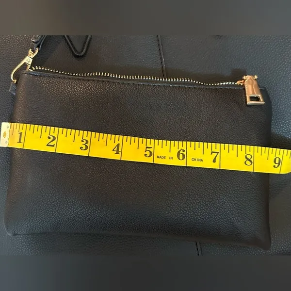 Women’s Black Tote Shoulder‎ Bag Handbag Purse - Image 13