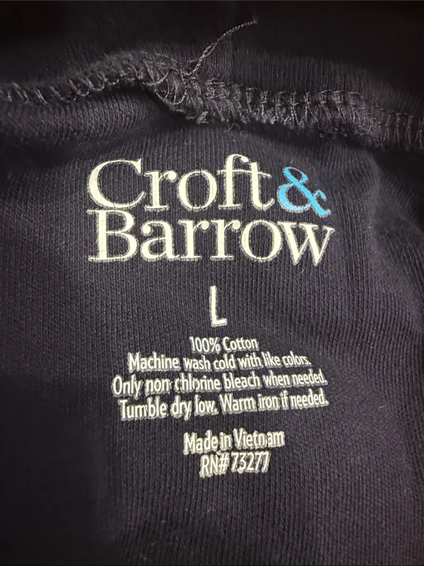 Croft & Barrow 100% blue turtle neck size large . - Image 2