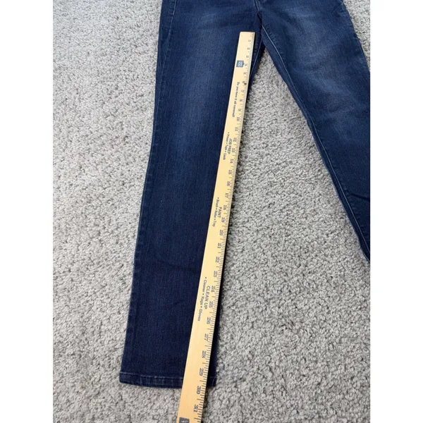 Kardashian Kollection Kim Curvy Skinny Jeans Dark Wash Indigo Size 10 - Image 2