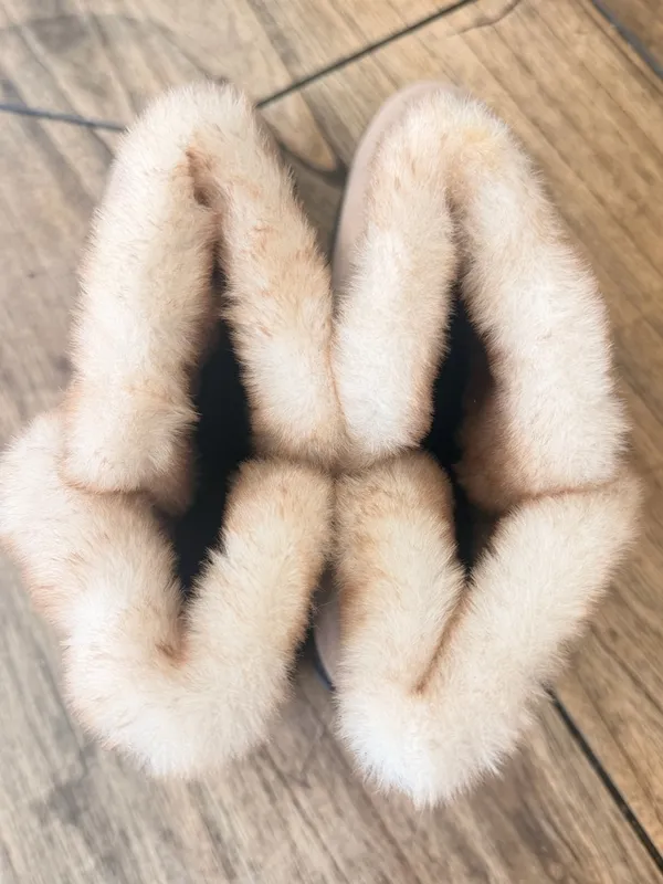 Universal Thread tan faux-suede double-buckle moto ankle boots feature a plush - Image 10