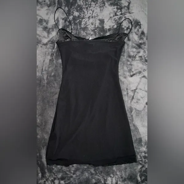 Princess Polly Sugar Mini Dress in Black Size 2 New with tag - Image 11