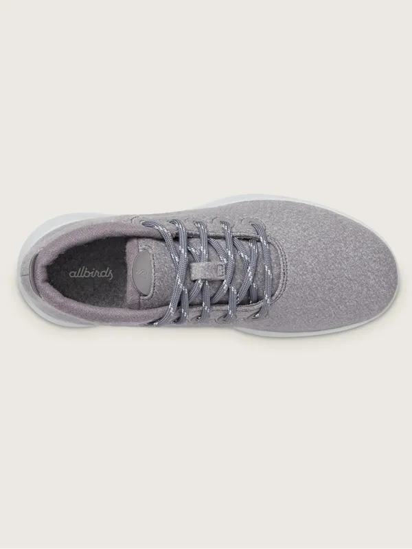 NWT Allbirds Wool Runner-Up Mizzle in Medium Grey (Light Grey) Size 9 - Image 4