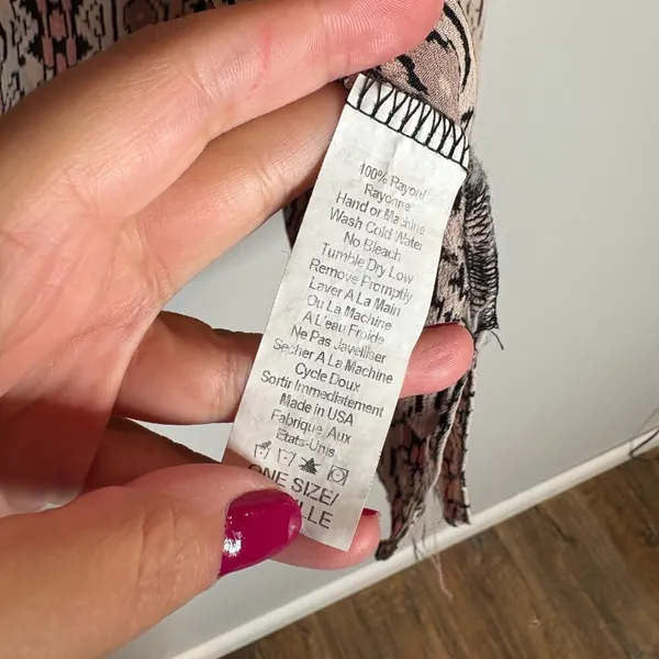 🔆 Brandy Melville patterned open shrug cardigan - Image 4